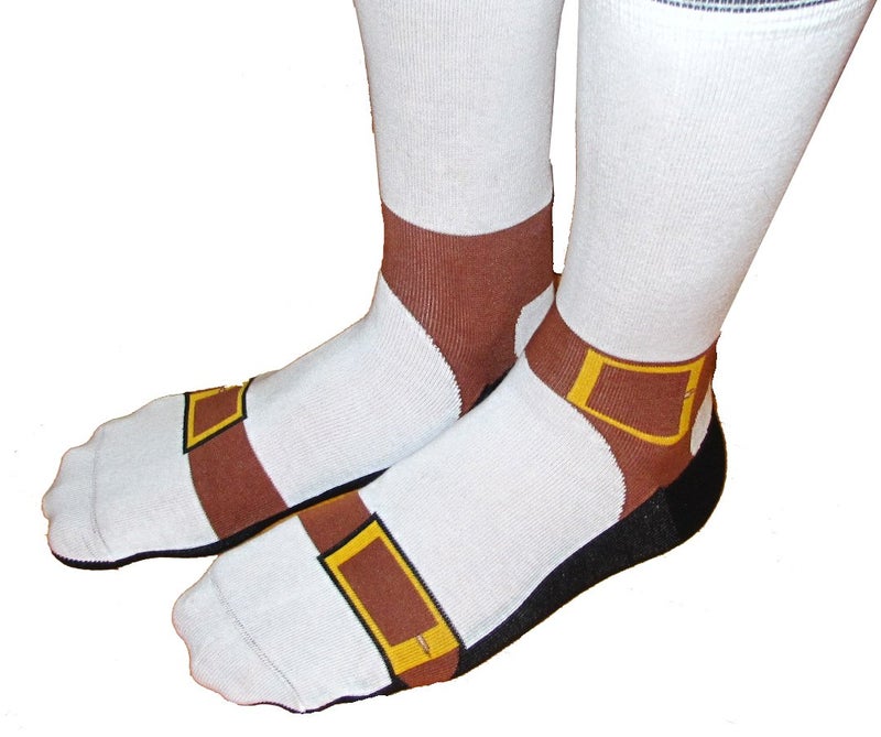 LaughMart Sandal Socks - Fun Fashion Faux Pas Socks for Men and Women - Hilarious Gift Idea - Image 1